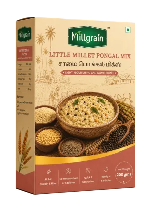 Little Millet (Saamai) Pongal, Instant Mix, Healthy & Filling Breakfast