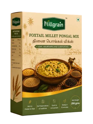 Foxtail Millet (Thinai) Pongal, Instant Mix, Healthy & Filling Breakfast